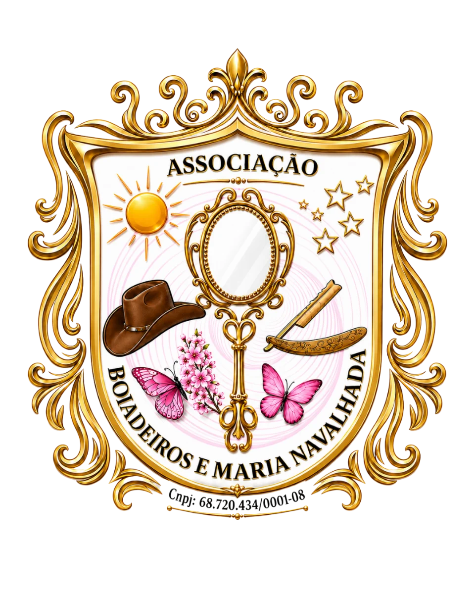 Brasão oficial da Associação Boiadeiros e Maria Navalhada